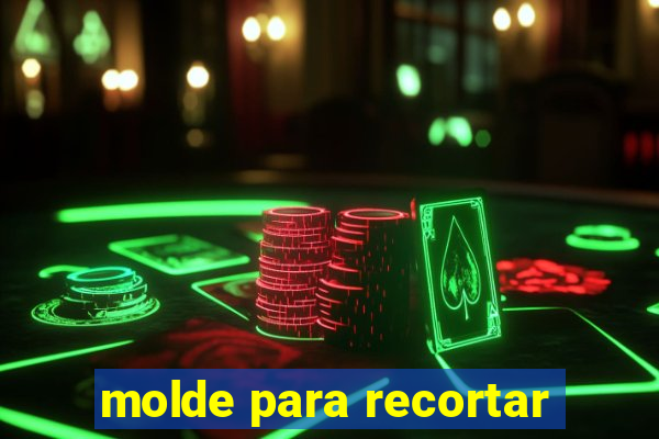 molde para recortar